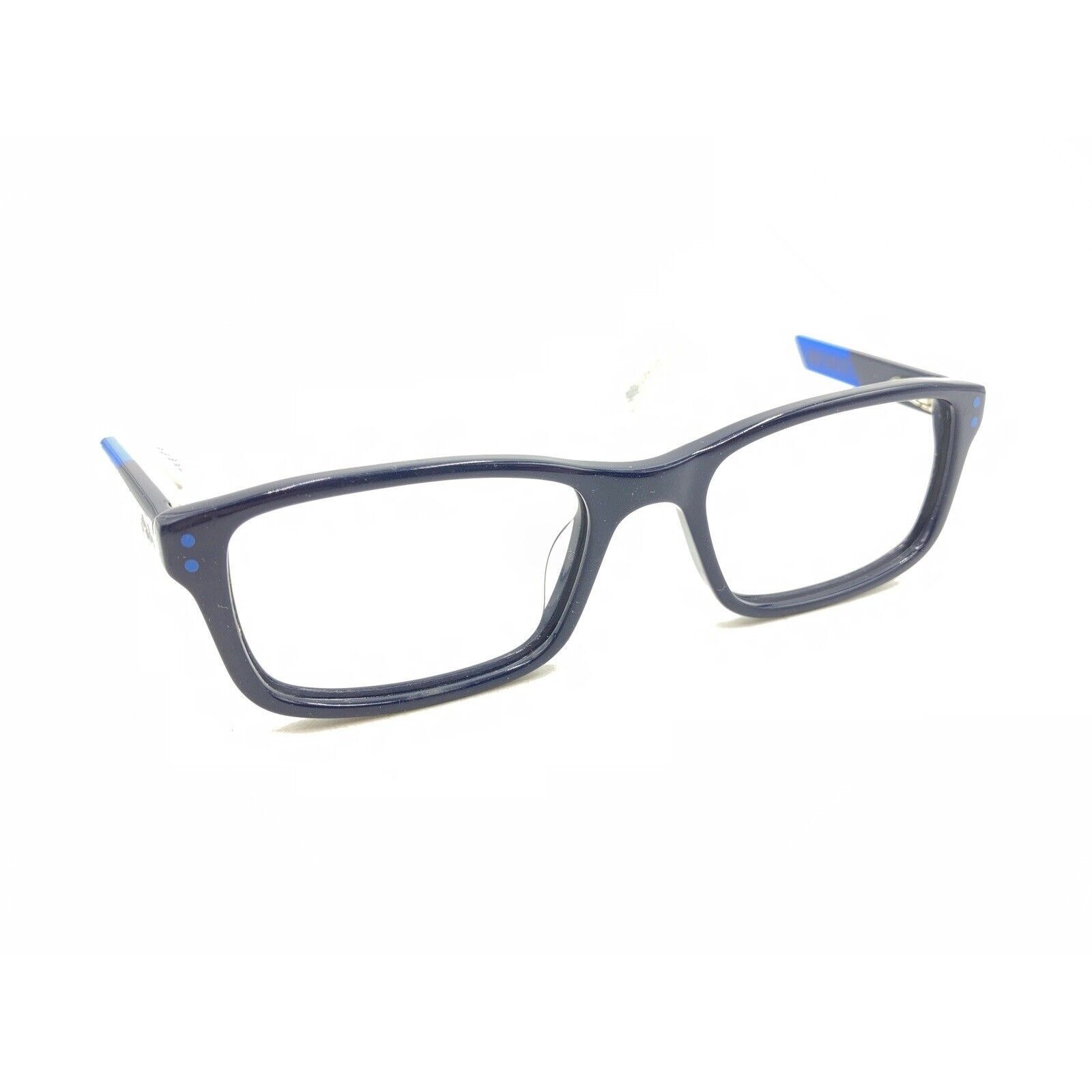 Nike 5537 411 Navy Blue Gray Eyeglasses Frames 47-16 130 Designer Kids Youth