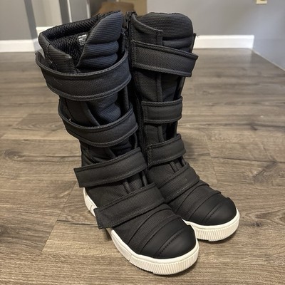 Womens Demobaza Moon Rover boots Size 36 Black cyber Dystopian fashion