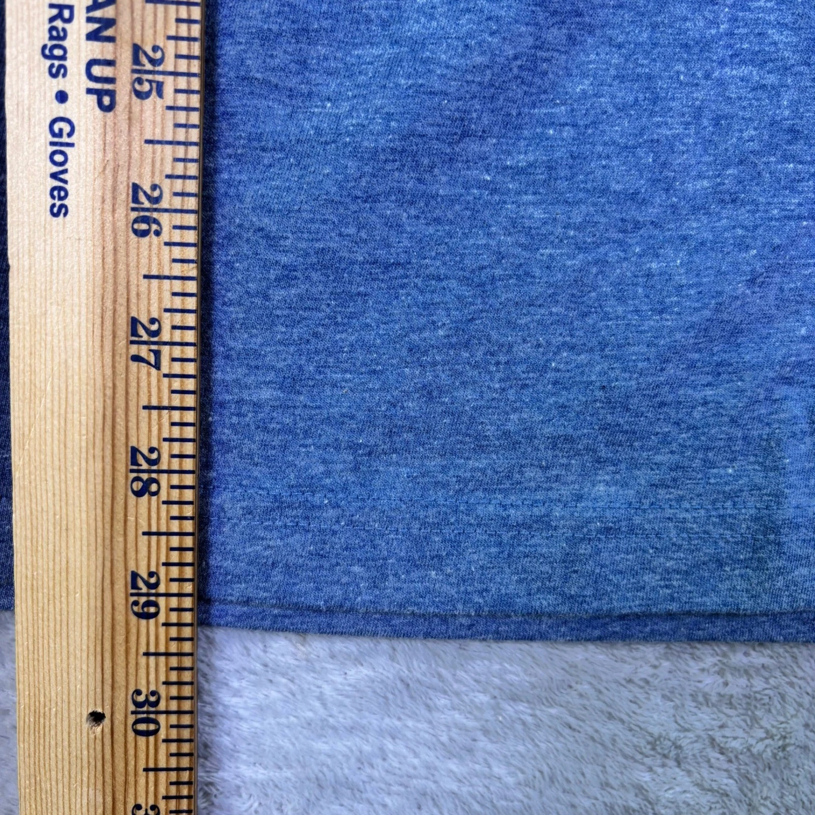 NWT Nautica Mens T-Shirt Blue Heather Large Graphic Sailboat Sustainably Crafted - product detail image 5