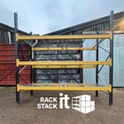1x Bay Link 51 Used Warehouse Racking Heavy Duty 24M High 900 Deep 27m Beams