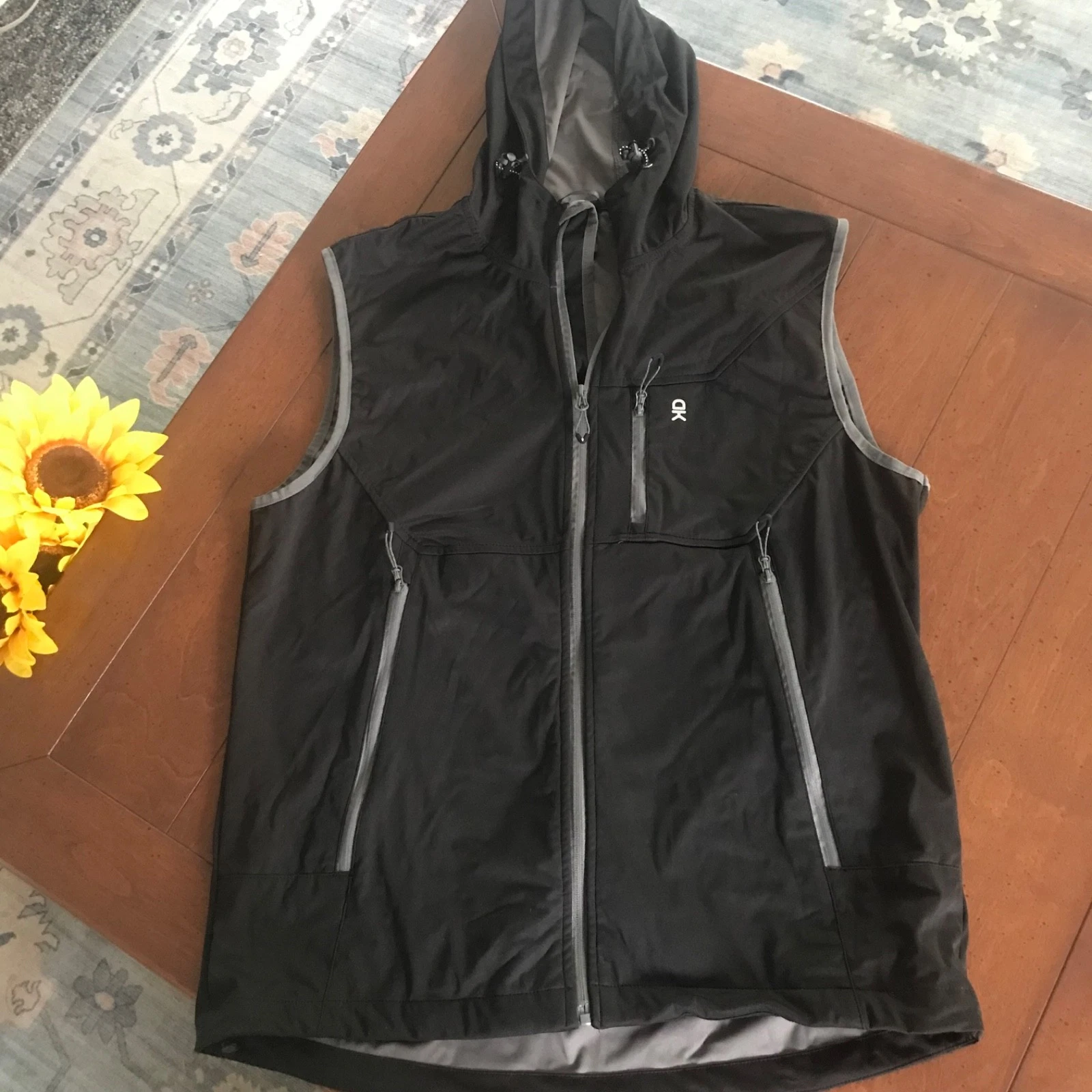 Little Donkey Andy Men's Lightweight Softshell Vest, Windproof Sleeveless LARGE