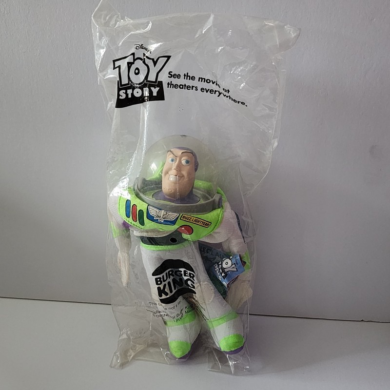 Burger King Disney Toy Story Pals  Buzz Lightyear 1995 Sealed in Bag