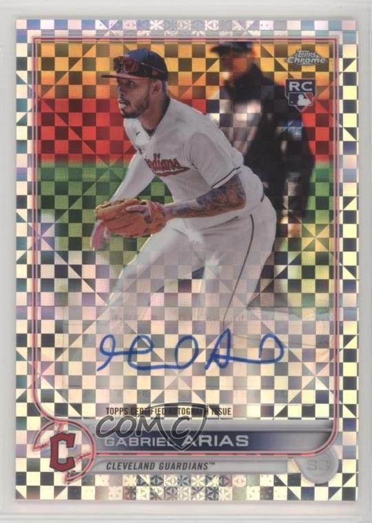 2022 Topps Chrome Update Auto X-Fractor 48/125 Gabriel Arias #AC-GA Auto 04qn