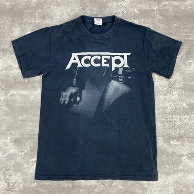 vintage 2008 ACCEPT Balls to the Wall t shirt heavy metal faded y2k 2000s