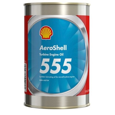 AEROSHELL TURBINE ENGINE OIL 555 550050220x1qt D.O.M 5/2024