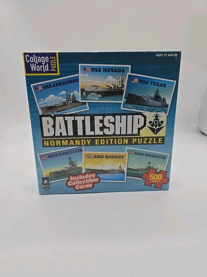 Rompecabezas Collage Edición Acorazado Normandía 500 Piezas Cartas Coleccionables Foto 2 de 4