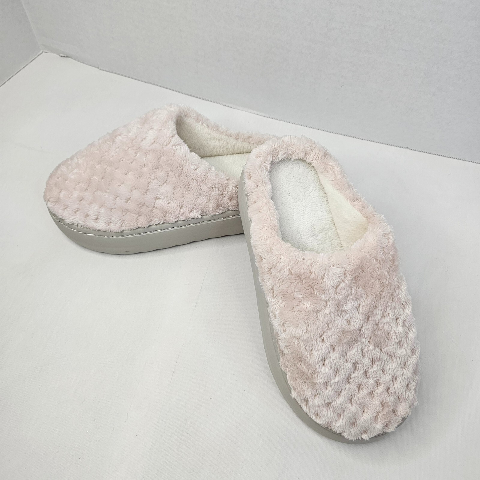 SAOLA Whitin Ciabatte Donna Interno Esterno Imbottite Suola Spessa Rosa Chiaro Taglia 7 8