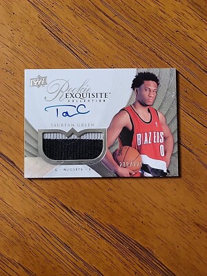 2007-08 Exquisite Collection #74 Taurean Green Rookie Autograph Jersey 209/225