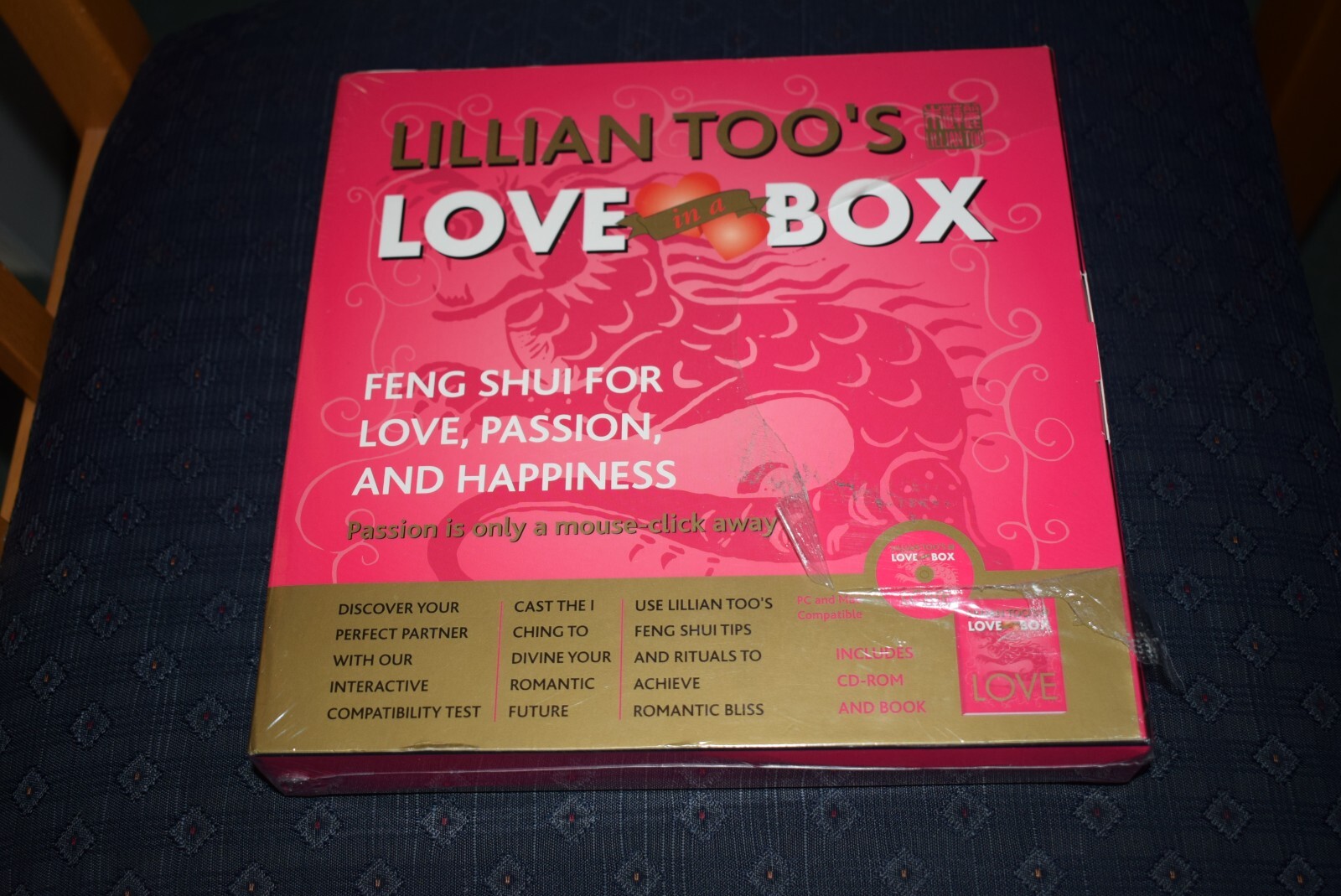 Lillian Too's Love in a Box Interactive Feng Shui Book CD ROM NEW Valentine gift