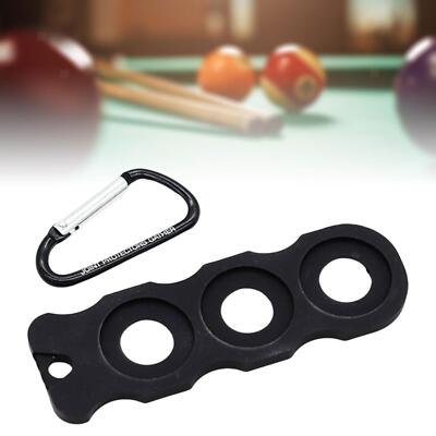 Pool Queue Joint Protector Fall 3 Löcher Weichen Pool Stick Joint Protector
