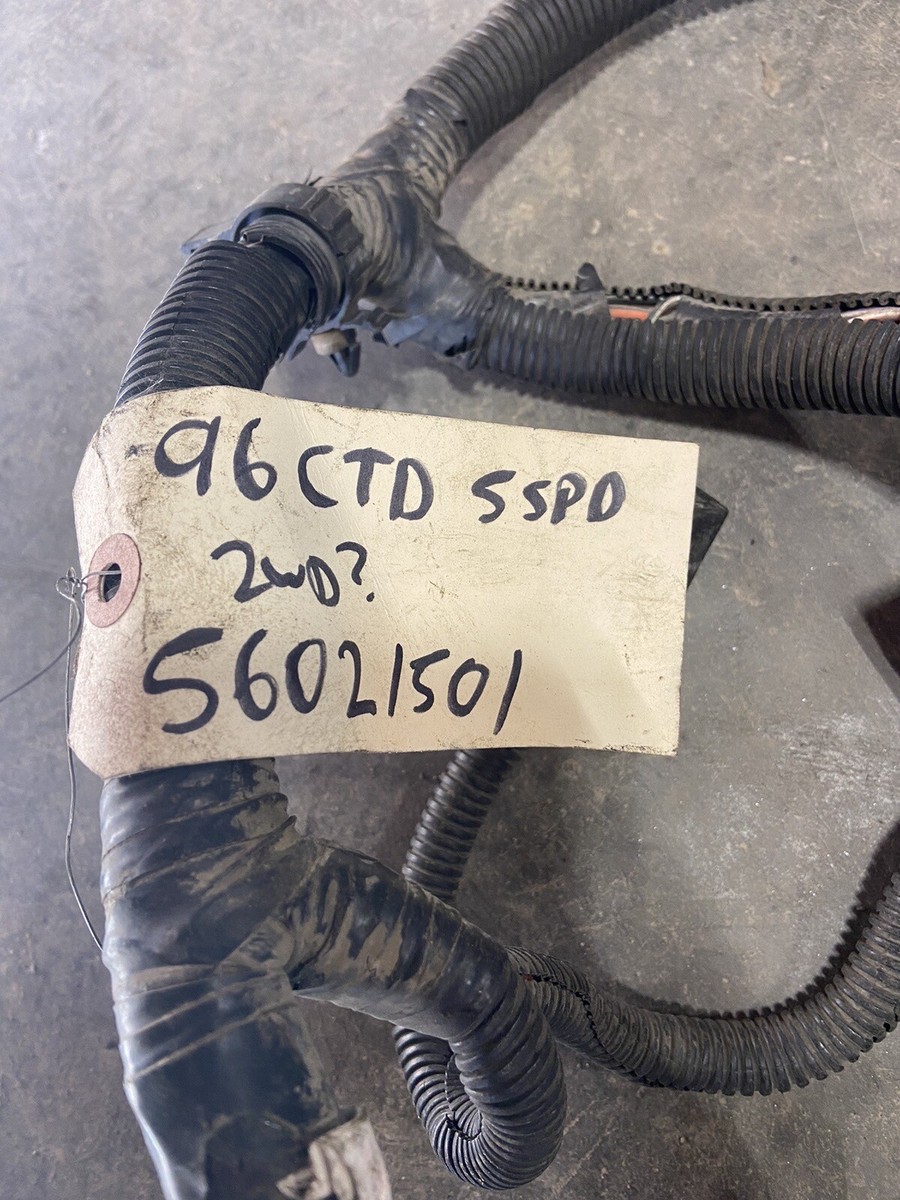 1996 DODGE RAM 2500 3500 CUMMINS 5SPD 2WD ENGINE HARNESS