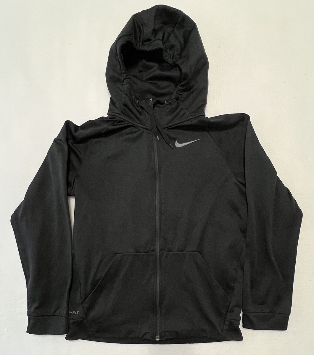 Dri Fit Nike Black Hoodie Jacket Nike Dri-Fit Hooded Jacket Men's