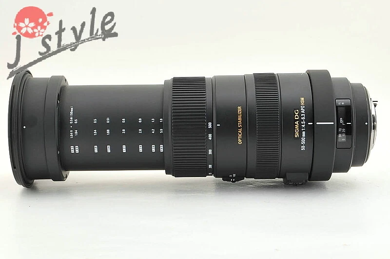 Objectif zoom SIGMA 50-500 mm F/4,5-6,3 DG OS HSM AF pour Canon - Photo 1/1