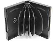 Standard Black DVD  12-Disc 39mm Replacement Premium Movie Storage Shell Case