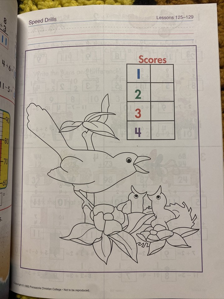 Abeka Arithmetic 1 Tests and Speed Drills Teacher Key 1st Grade 1 ...