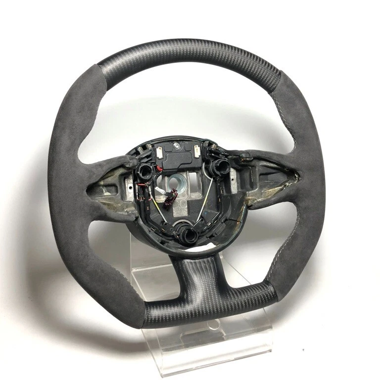 Matte carbon alcantara steering wheel Aston Martin 18 Vantage DB11 Core exchange - Image 4 of 4