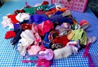 Large Vintage Lot Of Barbie Fashion Doll Clothes & Accessories 130pcs