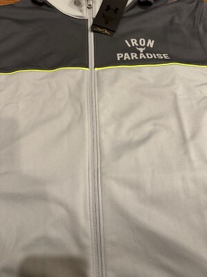 Under Armour Track Jacket Project Rock Iron Paradise Grey UA Knit