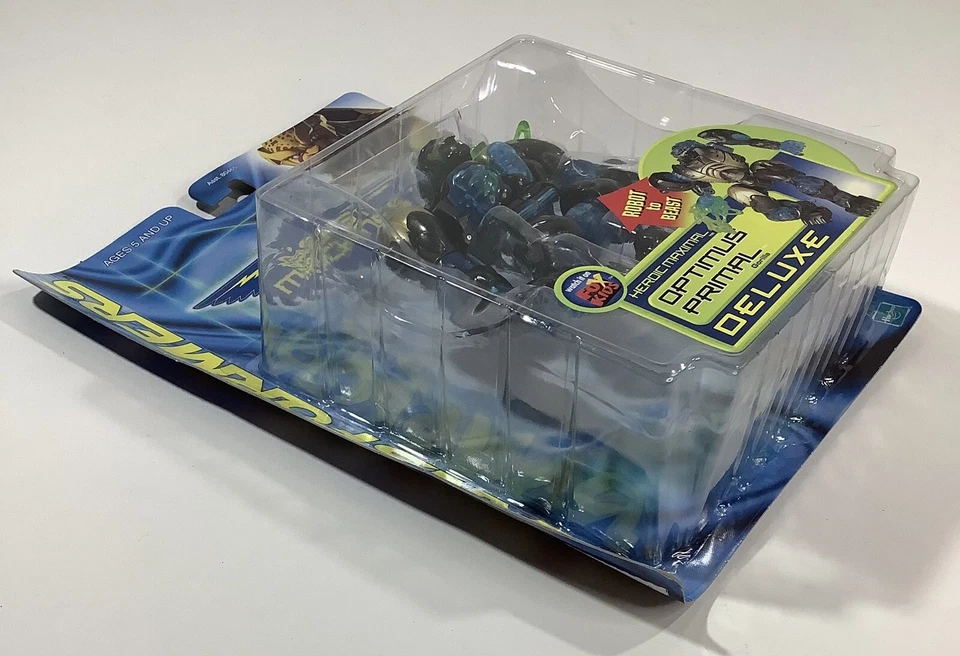 HASBRO 90s Transformers Beast Machines Optimus Primal Action Figure Toy SEALED - Image 3 of 4