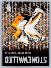 2018  Upper Deck #SW-36 Juuse Saros Stonewalled NASHVILLE PREDATORS