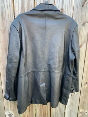 Terry Lewis Classic Luxuries Black Leather Jacket Size 1X | eBay