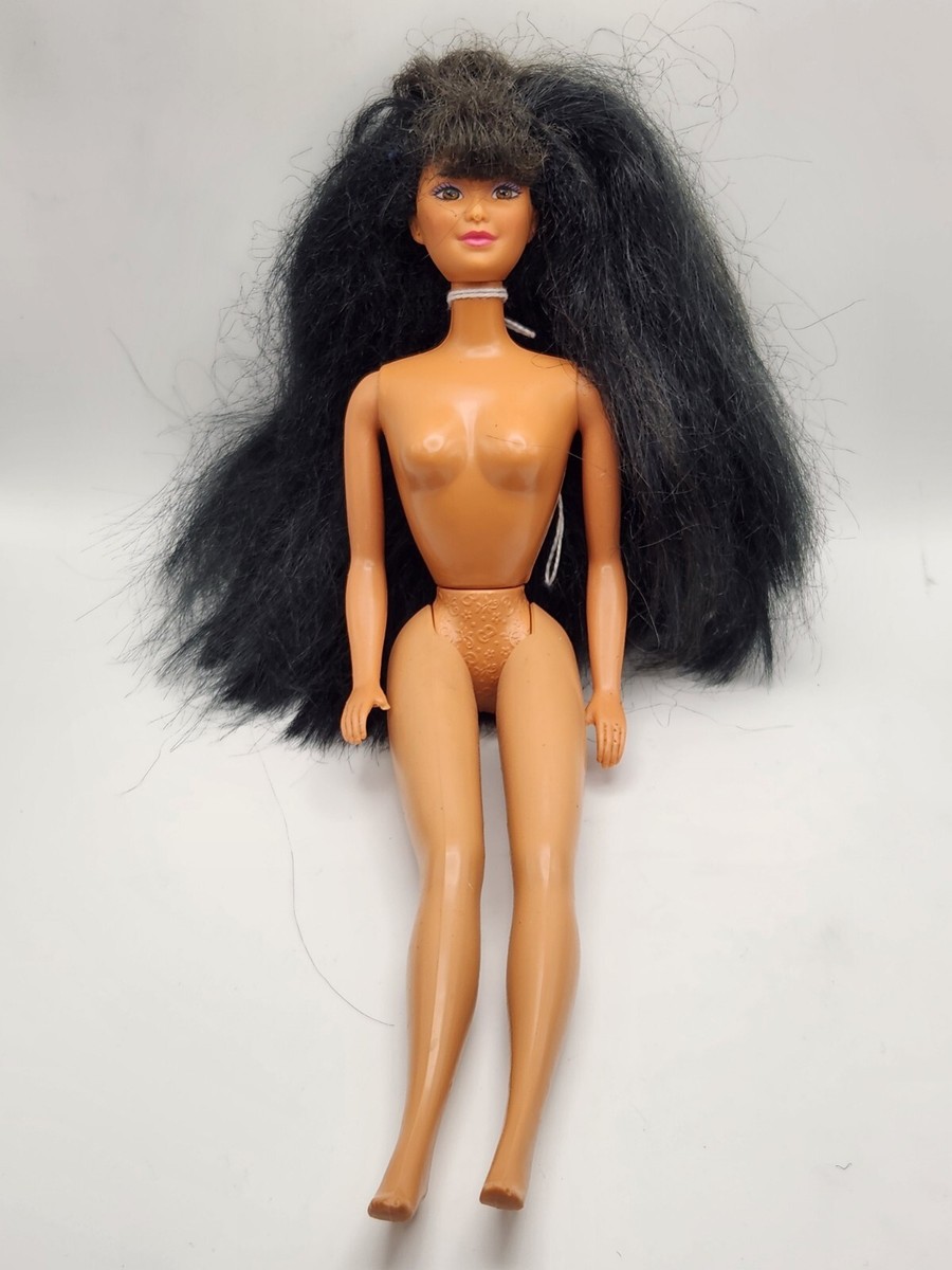 Vintage Mattel 1990s Doll Pearl Beach Kira Doll Nude Asian Barbie