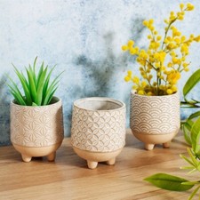 Indoor House Plant Pot Sass & Belle Japandi Mini Planters - Set of 3