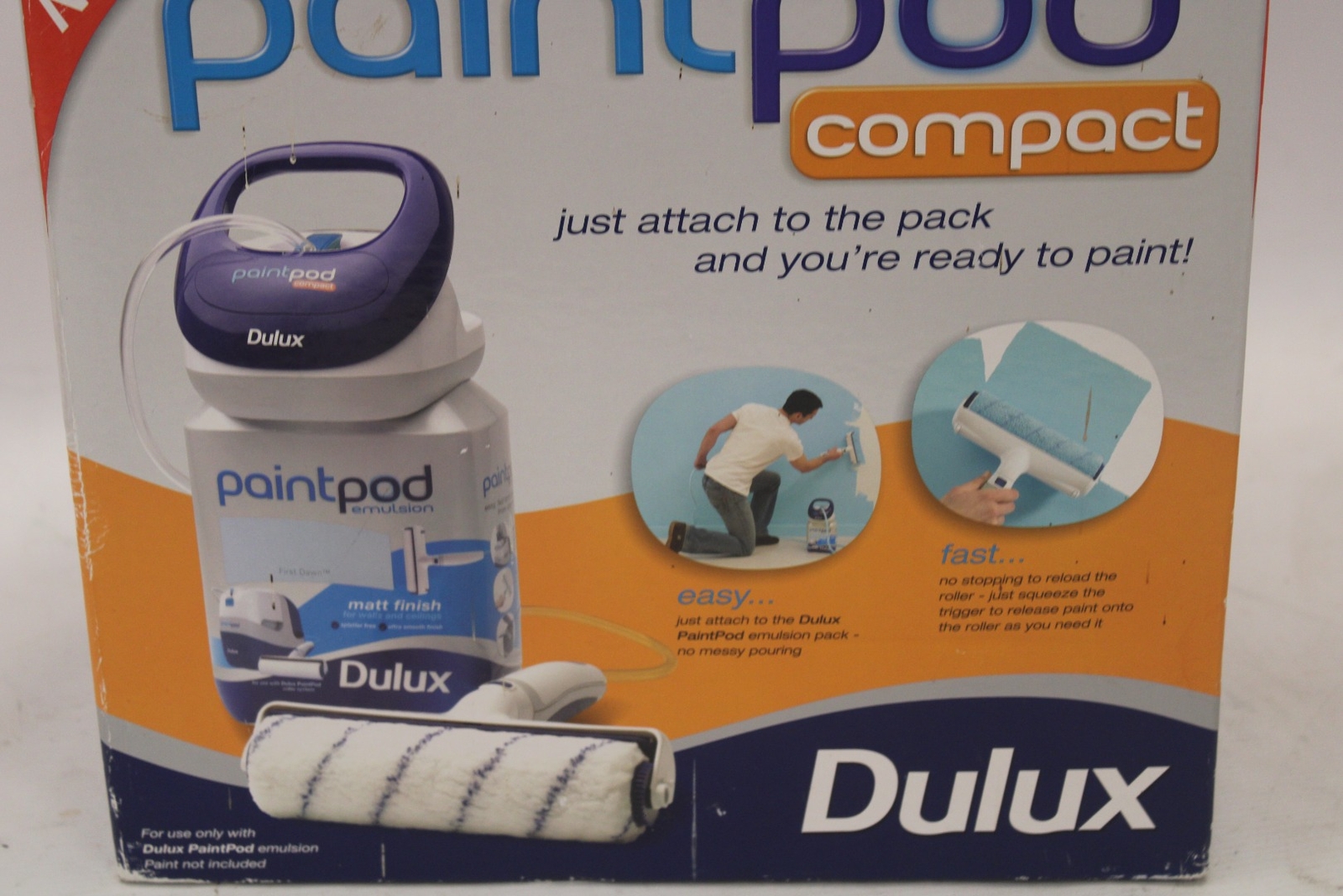DULUX PaintPod Compact Attachment For Dulux PaintPod Emulsion Paint NEW