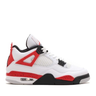 Nike DH6927-161 Air Jordan 4 Retro Red Cement Men's US 6-14