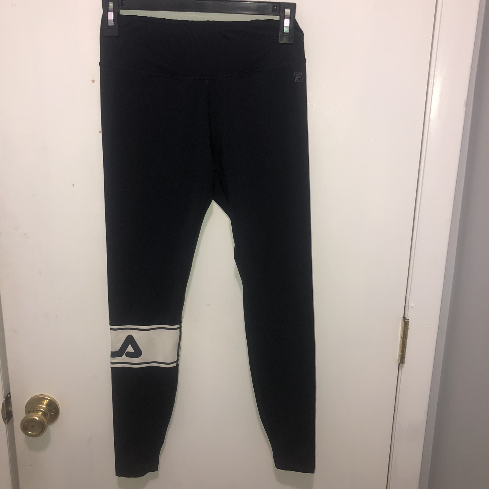 Leggings donna Fila Spell Out taglia piccola 24” vita 26” cuciture interne