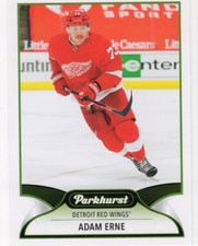 Adam Erne 21-22 Upper Deck Parkhurst Base Common #88 Detroit Red Wings