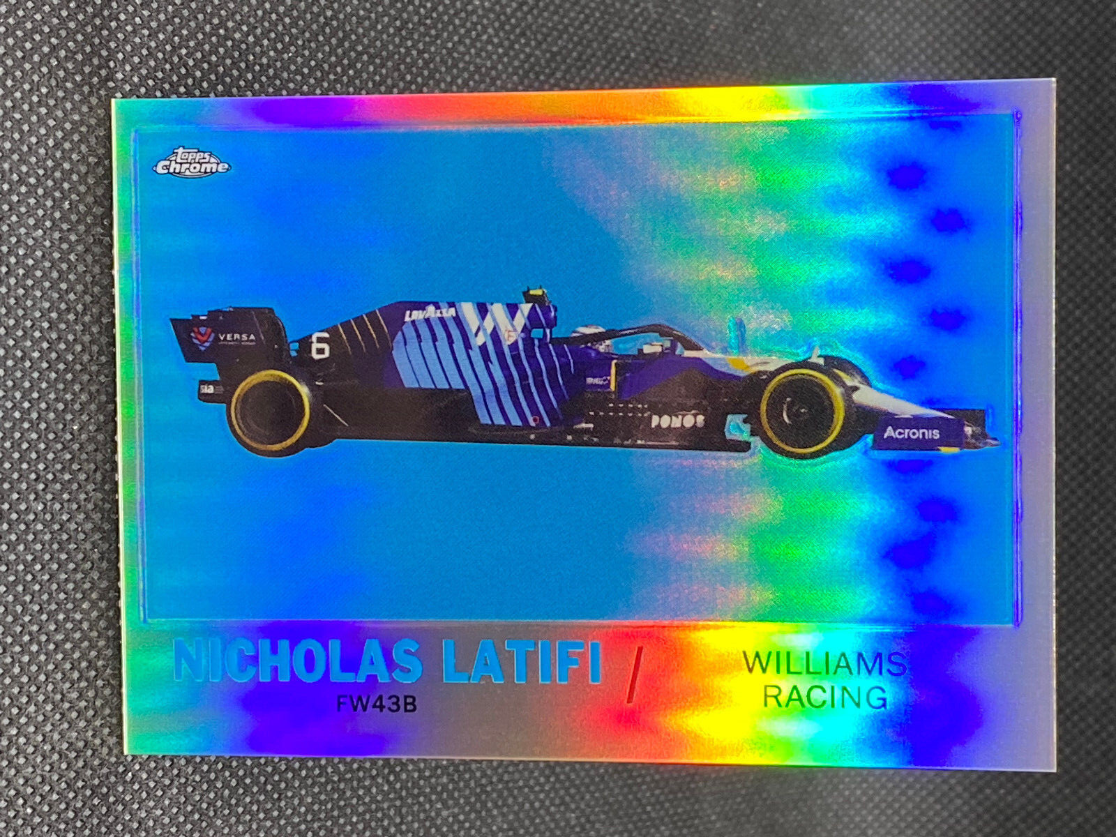 2021 Topps Chrome Formula 1 1961 Sports Cars Nicholas Latifi T61-NL Refractor