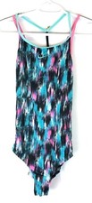 Nike Girl  s T Cross Back Multicolor Swimsuit Size XL