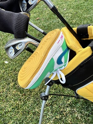 Authentic Nike Air Force One Play Golf Putter Head Cover LV8 Green Abyss  NEW