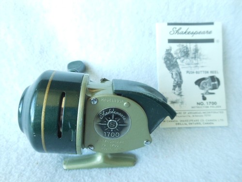 Moulinet De Pêche Ancien Shakespeare Wonderel 1766 II – Modèle DH, Vintage