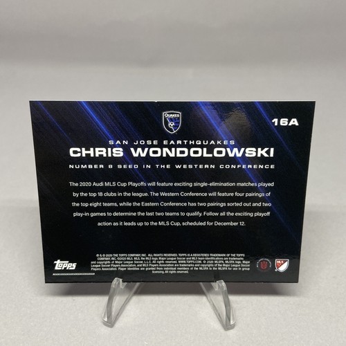 2020 Topps MLS Playoffs Red /10 Chris Wondolowski #16A - Picture 6 of 13