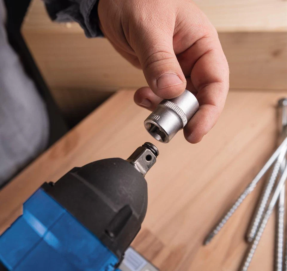 Schlagschrauber 1/2 Burstenloser 20V ohne Akku ixes Scheppach bc-iw350-x - Bild 2 von 4