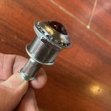 OLD RED DASH PANEL INSTRUMENT OIL LIGHT FIRE TRUCK  HOT ROD SCTA TROG LAMP