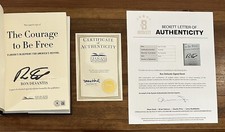 PRESIDENT ? Governor Ron DeSantis Courage To Be Free Book SIGNED Beckett BAS COA