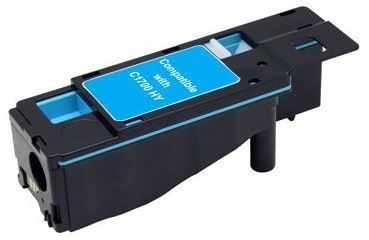 Toner Cyan compatible Epson Aculaser C1700 standard pour imprimante de bureau