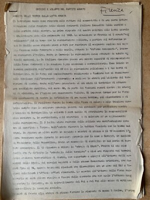 Years of Lead - Origin and Development of the Armed Party - 1980