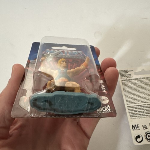 NEW ~ (2) Masters Of The Universe Mattel Micro Collection 2" He Man & Skeletor - Picture 3 of 4