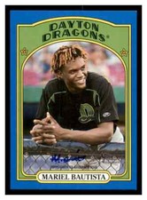 2021 Topps Heritage Minors Real One Blue Mariel Bautista Auto #/99 (ref 138628)