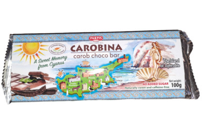 Parpis Carobina Carob Choco Bar - No added Sugar - 1 pack of 100g - 3617