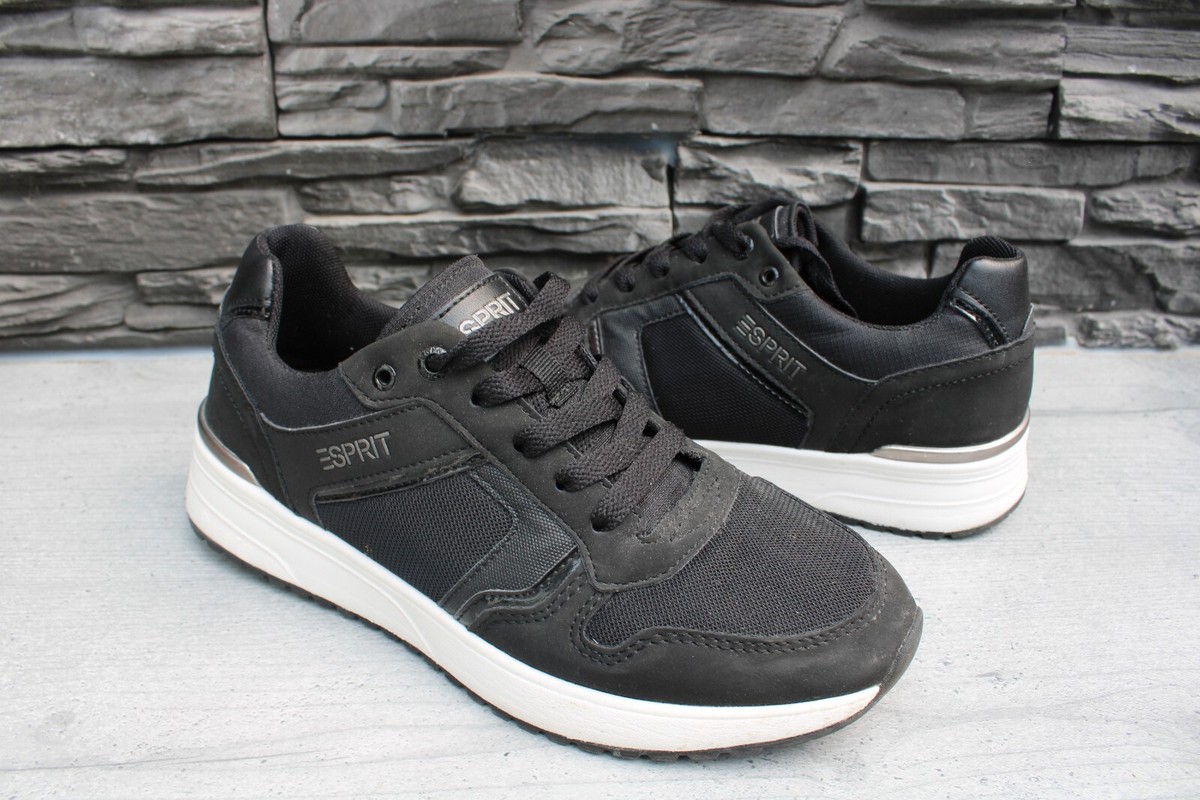 Trainers Sneaker Damen Esprit Schwarz Esprit Sneaker Turnschuhe