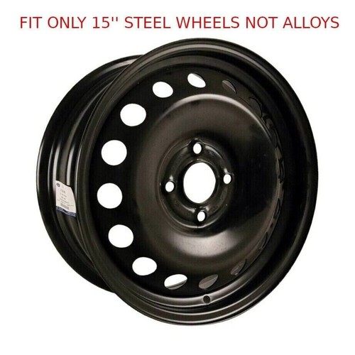 4x15" Wheel trims wheel covers for Citroen C4 black 15" - Picture 5 of 5