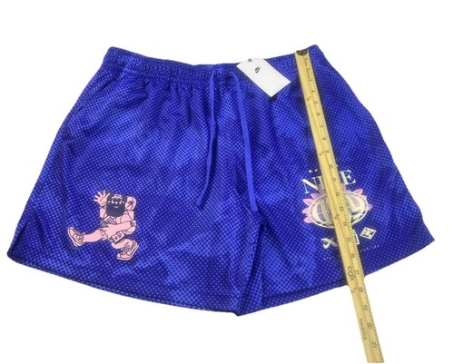 Nike Mens XL Club Mesh Flow Dayhike Shorts Blue “Have A Nike Day” Digital Floral - Picture 4 of 14