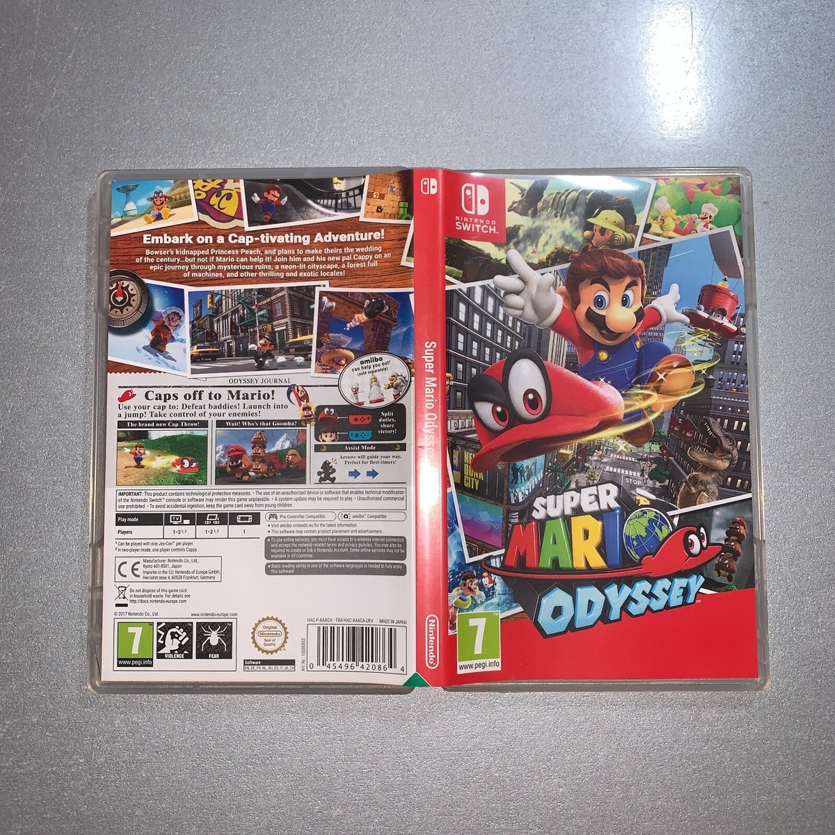 Mario Kart Mario Odyssey Two Player Switch Super Mario Odyssey