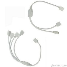 5050 RGB LED strip splitter 2 4 6 way connector female 4 hole male to male 4 pin