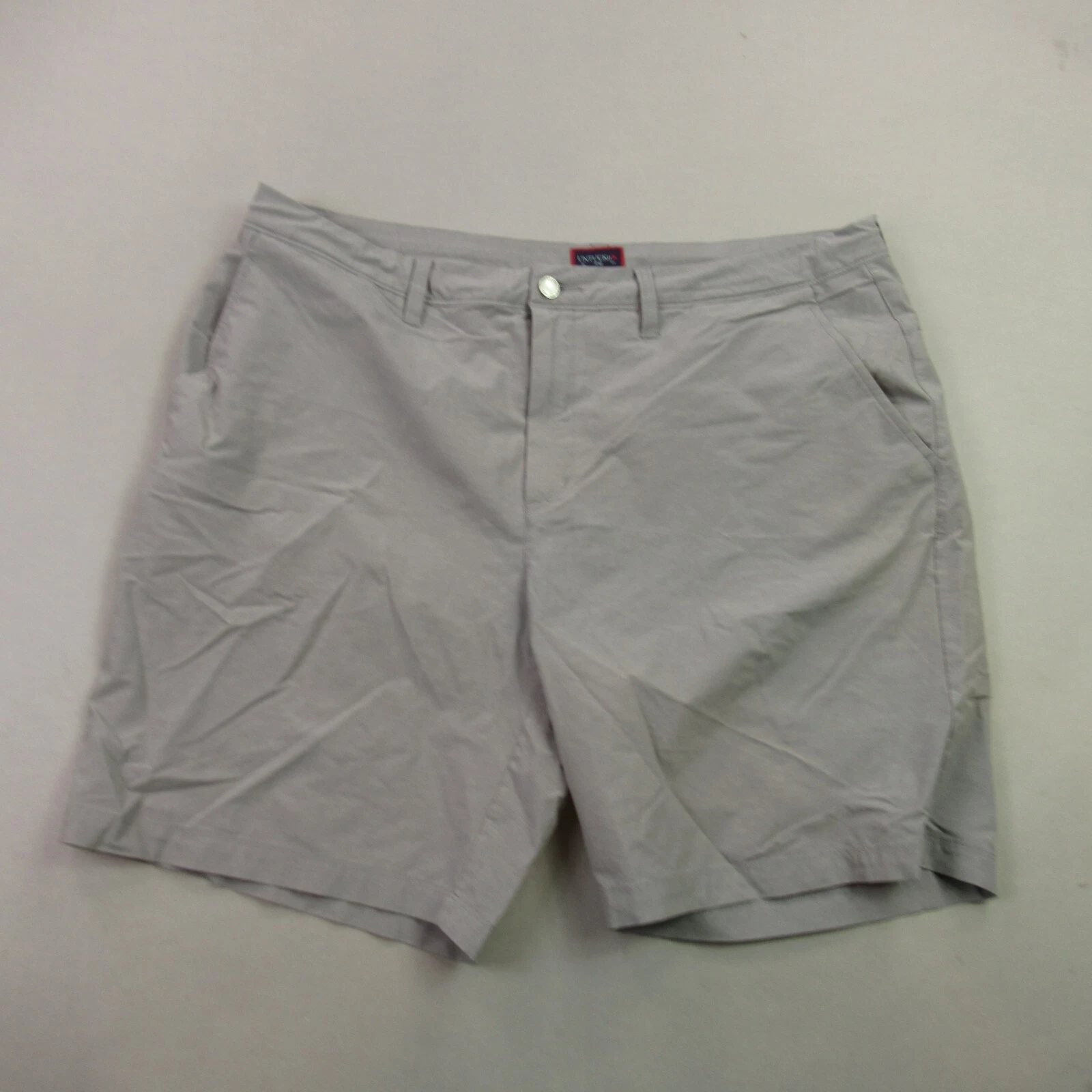 Untuckit Shorts Mens 40 Pockets Chino Gray Regular Fit Outdoors